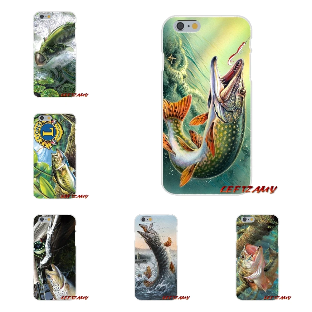 

For Samsung Galaxy S3 S4 S5 MINI S6 S7 edge S8 S9 Plus Note 2 3 4 5 8 Accessories Phone Shell Covers Fishing Lake Sunset