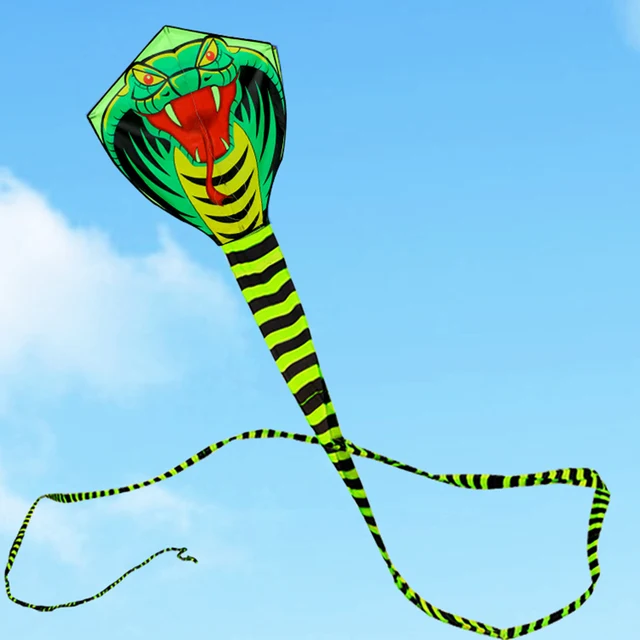 free shipping large snake kite cobra kite with handle line outdoor toys for adult bird eagle kite animal weifang kite factory 1
