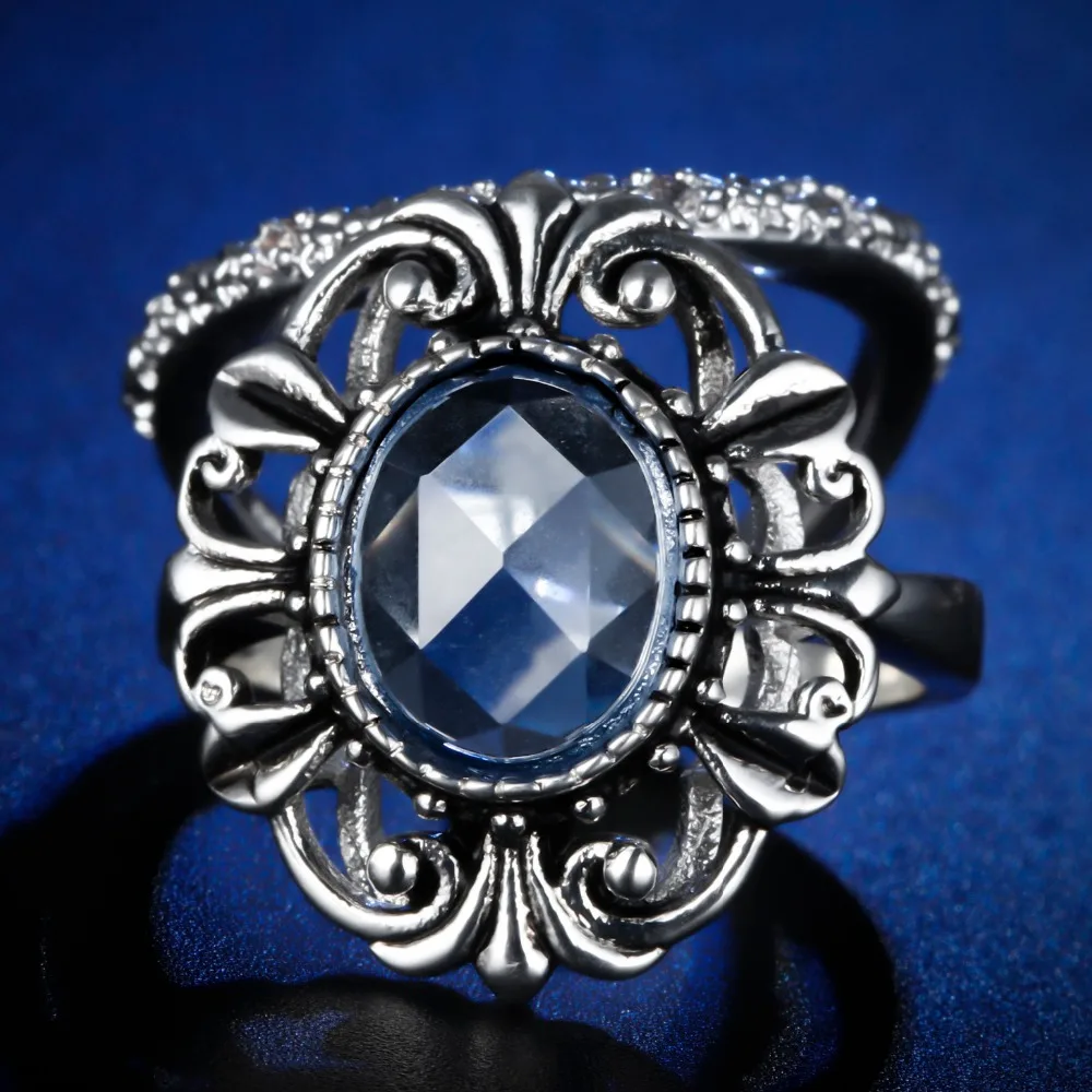 

Original Design Handmade cz unique style top quality uk queen style Ring Cubic Zirconia Hot Ins sterling silver 925