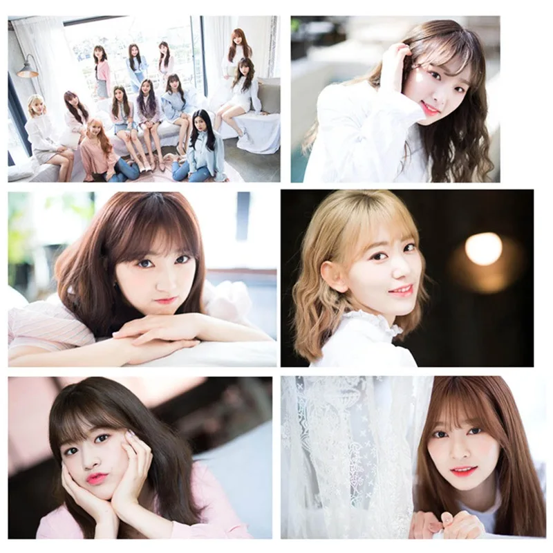 

25Pcs/set KPOP IZONE Girls Team Album La En Rose Photo Card PVC Cards Self Made LOMO Card Photocard