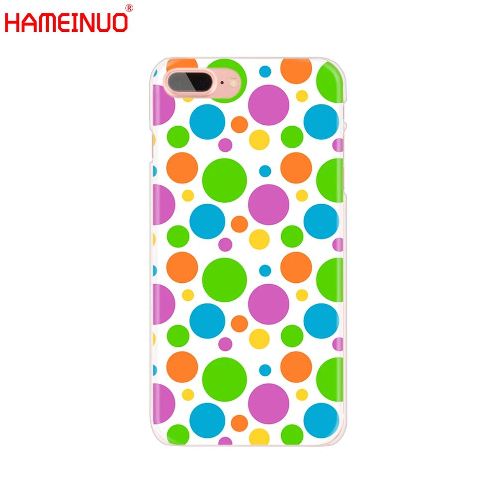 HAMEINUO чехол для сотового телефона в горошек iphone X 8 7 6 4 4s 5 5s SE 5c 6s plus|Бамперы| |