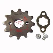 520 20mm 10 11 12 13 14 15 16 17 18 19 20 T Front Engine Sprocket For Honda Lifan ZongShen YCF ATV Quad Dirt Pit bike Buggy