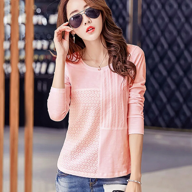 BOBOKATEER long sleeve t shirt women t-shirts cotton o-neck tee shirt femme embroidery t-shirt women tops camisetas mujer 2018 BOBOKATEER long sleeve t shirt women t-shirts cotton o-neck tee shirt femme embroidery t-shirt women tops camisetas mujer 2018