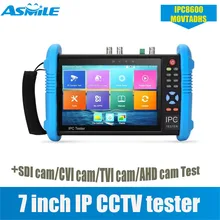 10 in 1 full function 7″ Touch Screen IP CCTV Color LCD Security Tester AHD SDI TVI CVI Analog Cameras TESTER IPC8600MOVTADHS