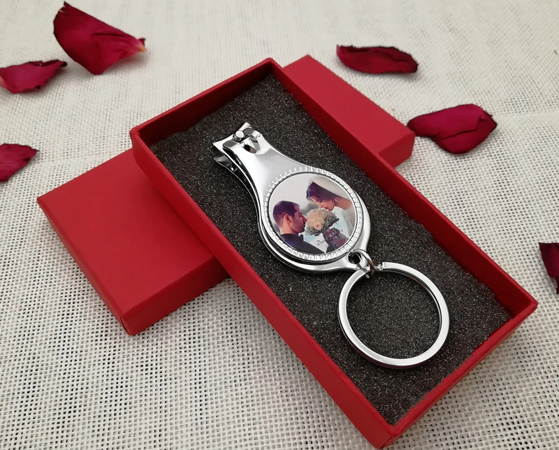 

100Pcs Personalized Wedding Gift With Photo Customized Birthday Party Favor Multifunctional Bottle Opener/Keychain/Nail Clippers