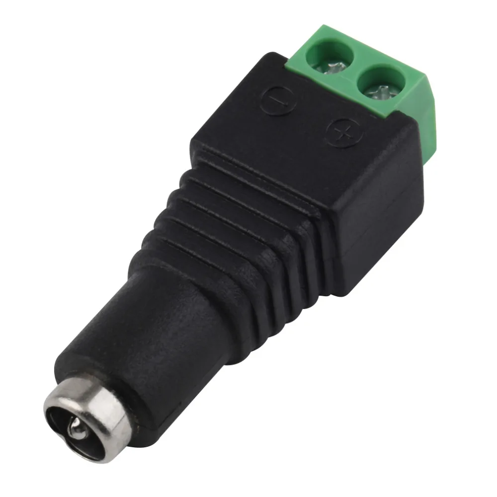 Хит продаж 1 шт. 2 1x5 5 мм DC Power Female Plug Jack Adapter коннектор Разъем для CCTV светодиодный