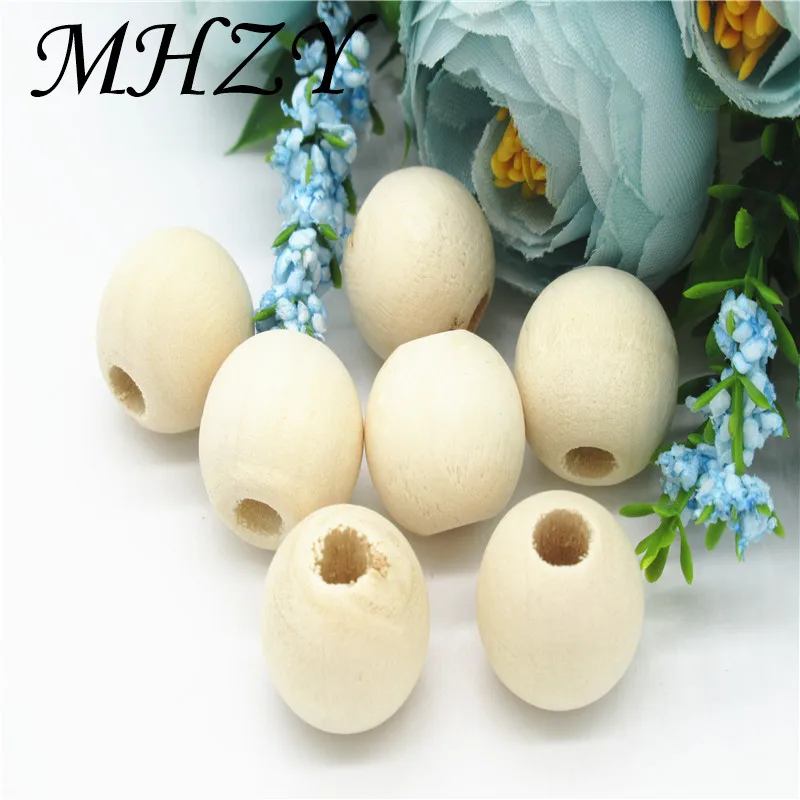 

10/20/30pcs 16mm DIY Natural wooden Round have hole Carft wooden beads for Home decoration diy Handmade Crafts MZ43