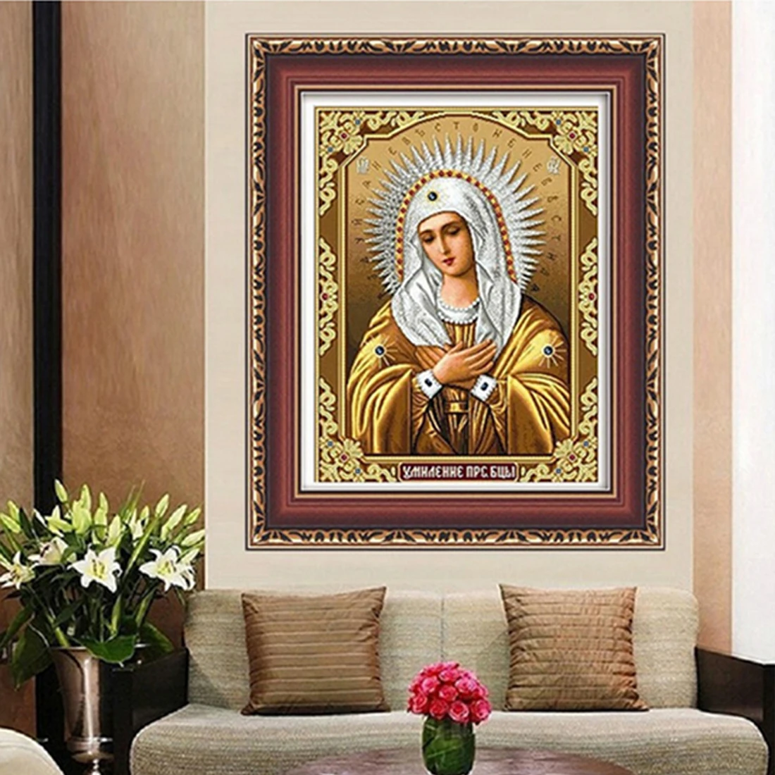 

Diamond Painting Icon Religion Rhinestones Cross Stitch Kits 5D DIY Embroidery Mosaic diamonds Painting home decor