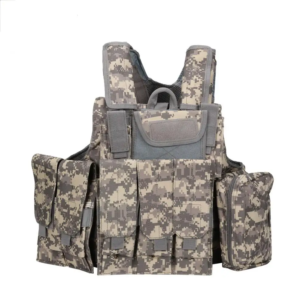 Охотничий Тактический жилет Molle Combat штурмовая пластина тактический жилет 7 цветов CS верхняя одежда военный жилет Jungle Equipme