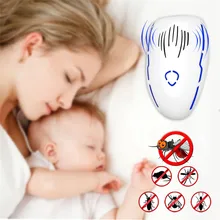 Ultrasonic eletrônico Multifuncional Rato Controle de Pragas Repeller Mosquito Repelente Toupeira Ratos Roedor Bug Rejeitar com luz Noturna