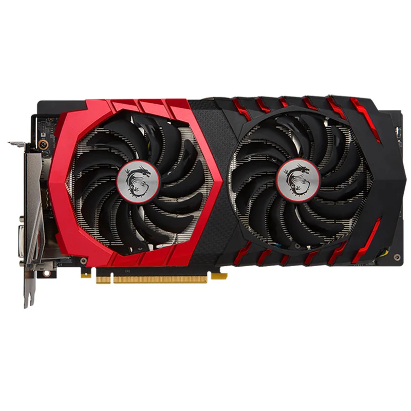Mining MSI GTX1060 GAMING X 6 Гб Видео карта для ETH 1594 1809 МГц/8100 МГц 192Bit GDDR5 PCI E 3 0 DP + HDMI DVI Графика
