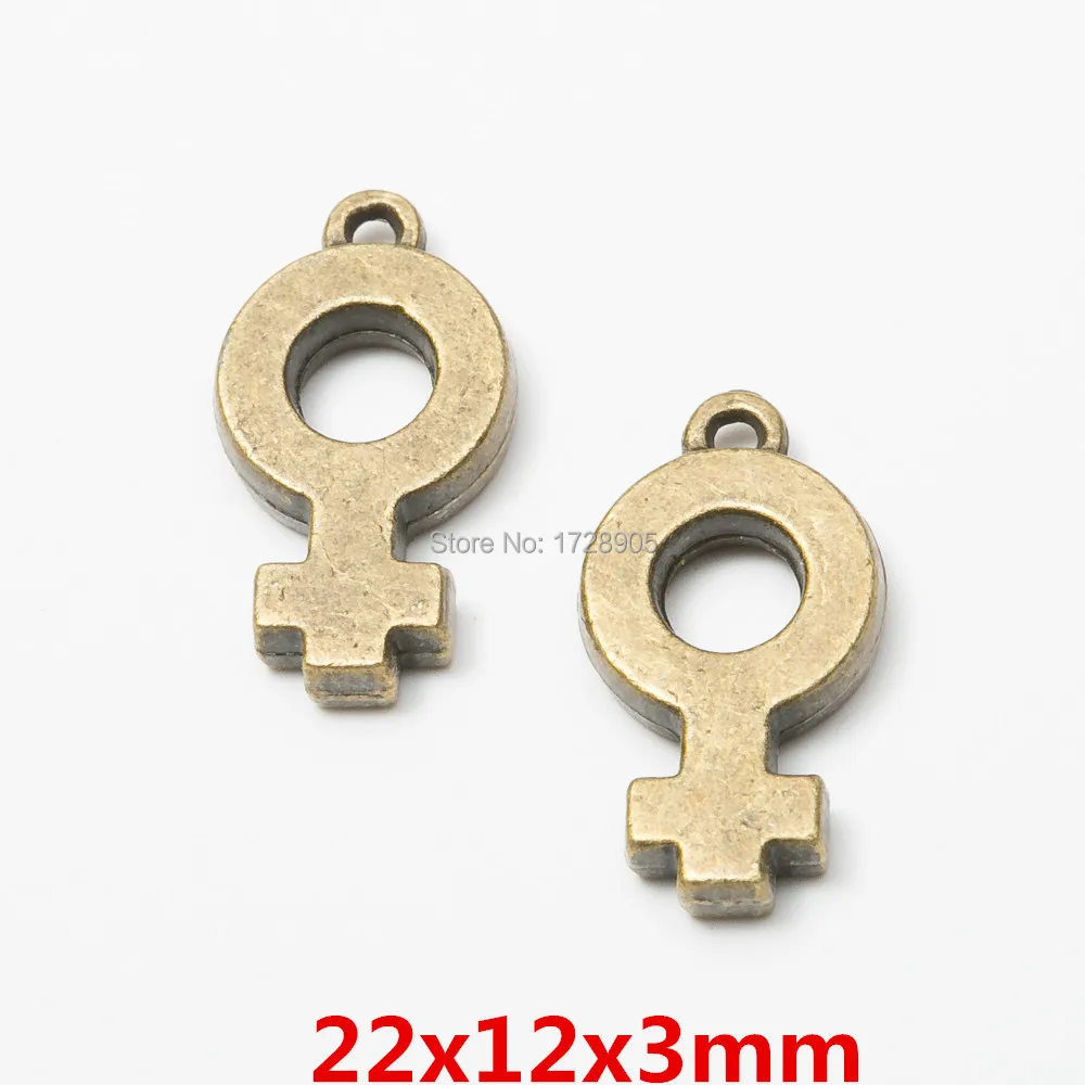 Charm for Jewelry making Gender Symbol 