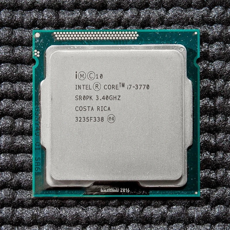 プロセッサーIntelCore i7 3770 3.4ghz sr0pkクアッドコアlga 1155 cpu