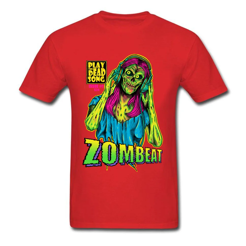  Normal T Shirt Family Short Sleeve Mens Tshirts TpicOriginaltitle Simple Style Fall Top T-shirts Round Neck Drop Shipping Zombeat red