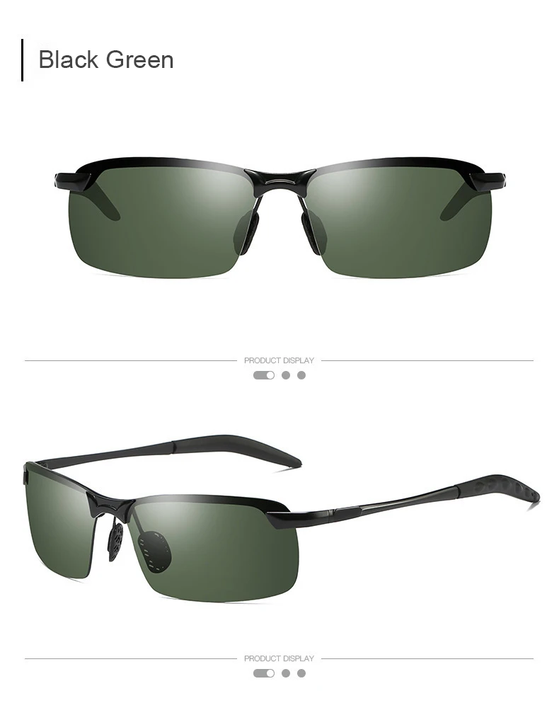 HBK, винтажные спортивные поляризованные солнцезащитные очки, мужские, водонепроницаемые, для вождения, TAC, фотохромные линзы, солнцезащитные очки, весенние, сплав, дужки, УФ очки