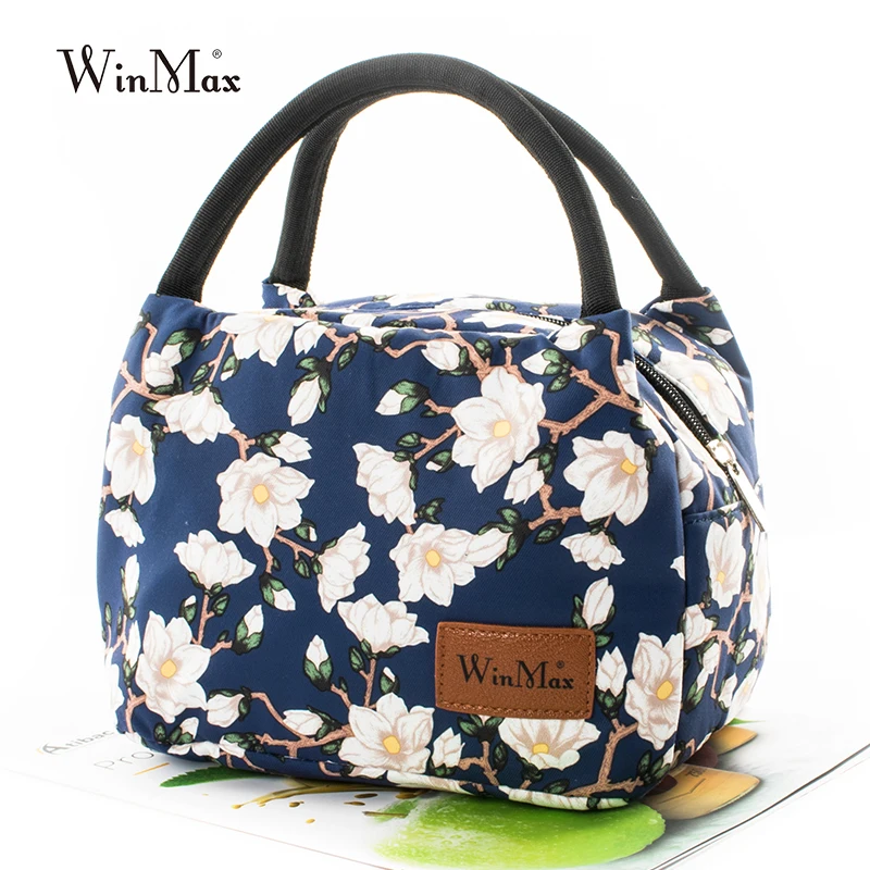 

Winmax Brand Waterproof Lunch Bag for Women Kids Cooler Lunch Box Bag Thermal Insulation Package Travel Portable Tote Lunch Bags
