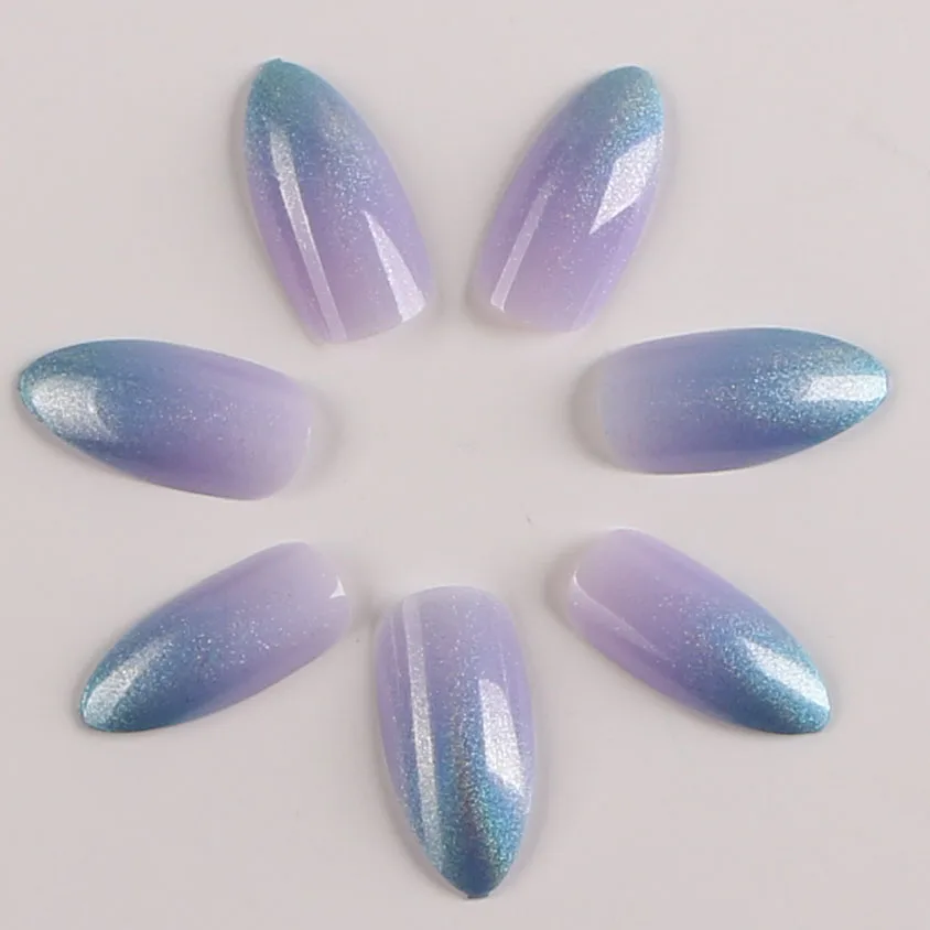 Buy Bonniena24pcs simple fake nail, full size