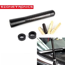 8 см карбоновая короткая радиоантенна для Ford Focus Fiesta peugeot Mazda Citroen VW, Opel Astra Skoda Toyota Corolla Автомобильный Стайлинг