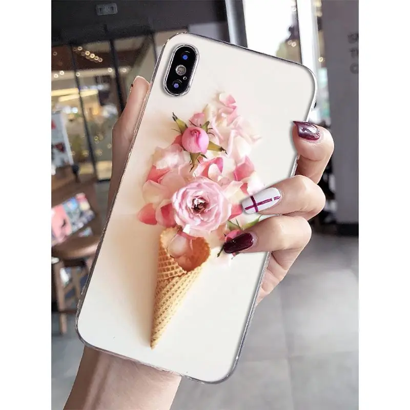 candy colors ice cream flowers