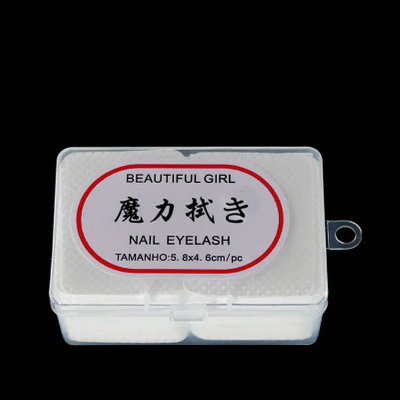 

180pcs Lint-Free Paper Cotton Wipes Eyelash Glue Remover wipe the mouth of the glue bottle prevent clogging glue Cleaner Pads