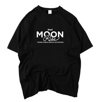

Kpop day6 album moon rise all member name printing o neck short sleeve t shirt for fans supportive summer style t-shirt