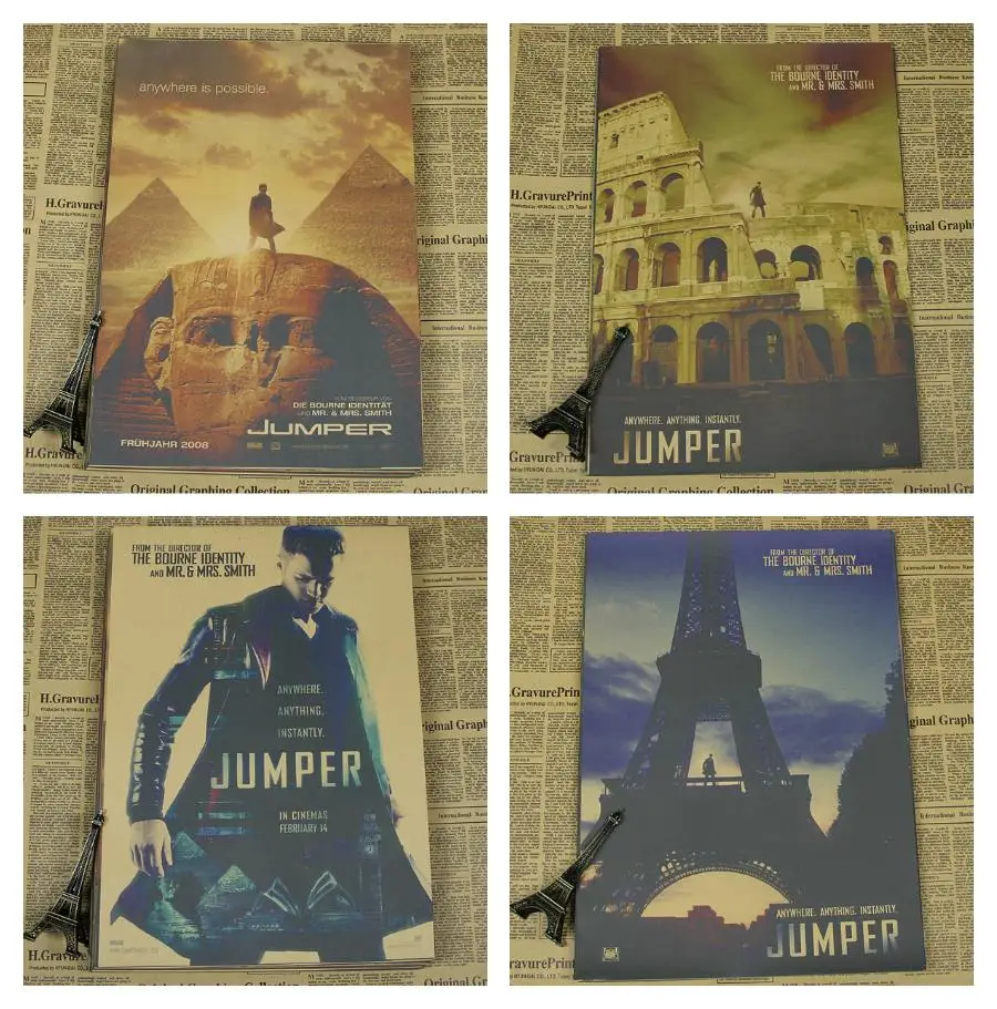 

Jumper Movie Poster Bar Decorative Painting /wall sticker /Kraft Poster