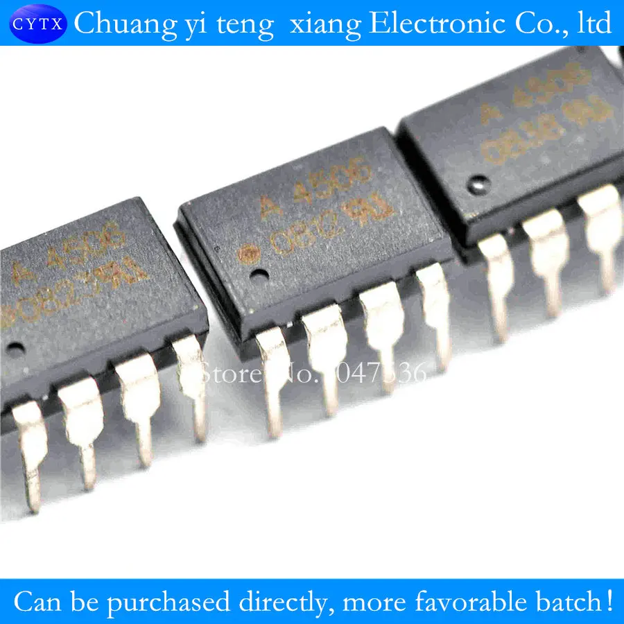 

A4506 HCPL-4506 light coupling into DIP8 optoisolator photoelectric coupling 10PCS/LOT