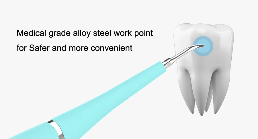Звуковой стоматологический скалер для удаления зубного камня, отбеливающий пятна зубов, зубной камень, скребок, портативный высокочастотный Вибрационный стоматологический инструмент