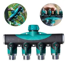 Садового шланга адаптер для орошения 4-полосная соединители водяного шланга женский резьбы крана