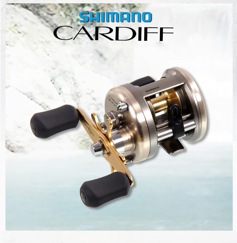 Японская Shimano CARDIFF 200A 201A 300A 301A 400A 401 Рыболовная катушка 4+ 1BB 5,8: 1 круглая Рыболовная катушка