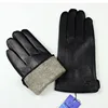 Guantes Leather Gloves Male Deerskin Fashion Stripes Style Wool Lining Spring And Autumn Warm Price Concessions Free Shipping ► Photo 3/6