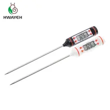 Цифровой зонд, термометр для мяса, Кухонный Термометр для приготовления пищи, барбекю, термометр для приготовления пищи, складной Зонд из нержавеющей стали, мясо, Турция