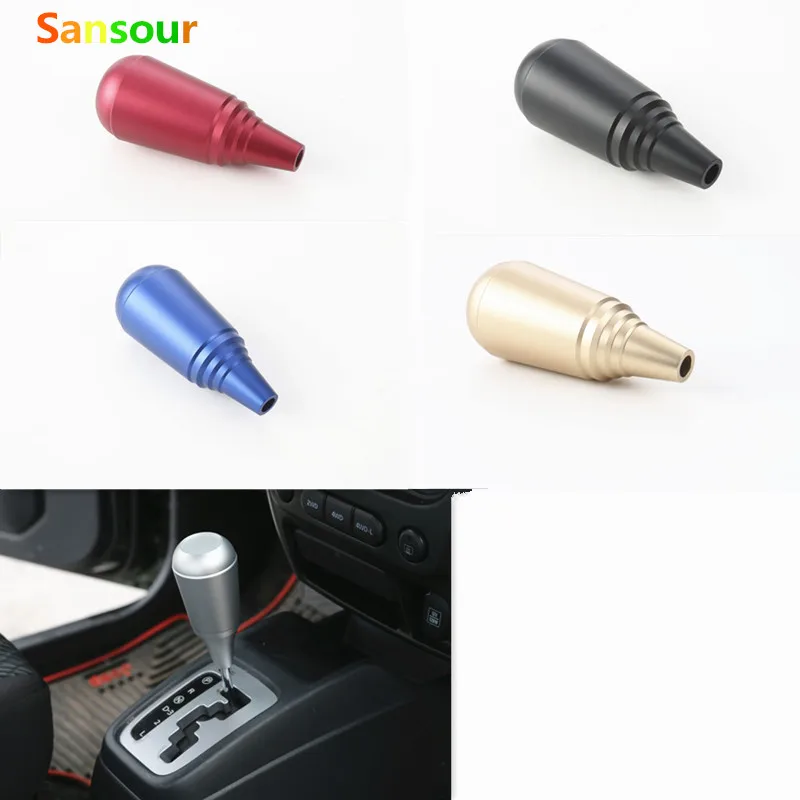 Sansour Car Shift Knob Aluminum Gear Shift Knob Shifter Gear Head Lever Knob For SUZUKI Jimnyin