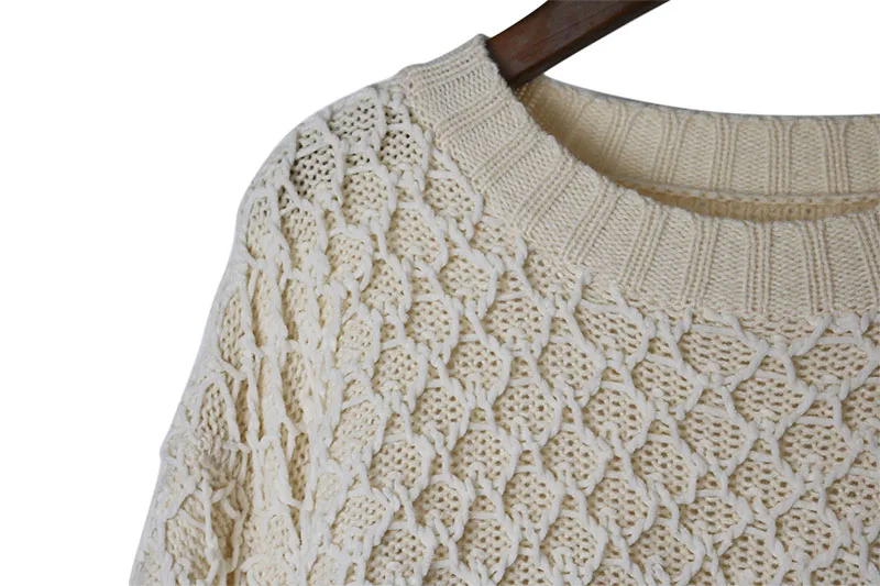 2017 Europe New Fashion Women Girls Thick Winter Warm Lady Knitted Sweater Tops Loose Solid Color Casual Knitting Pullover Tops