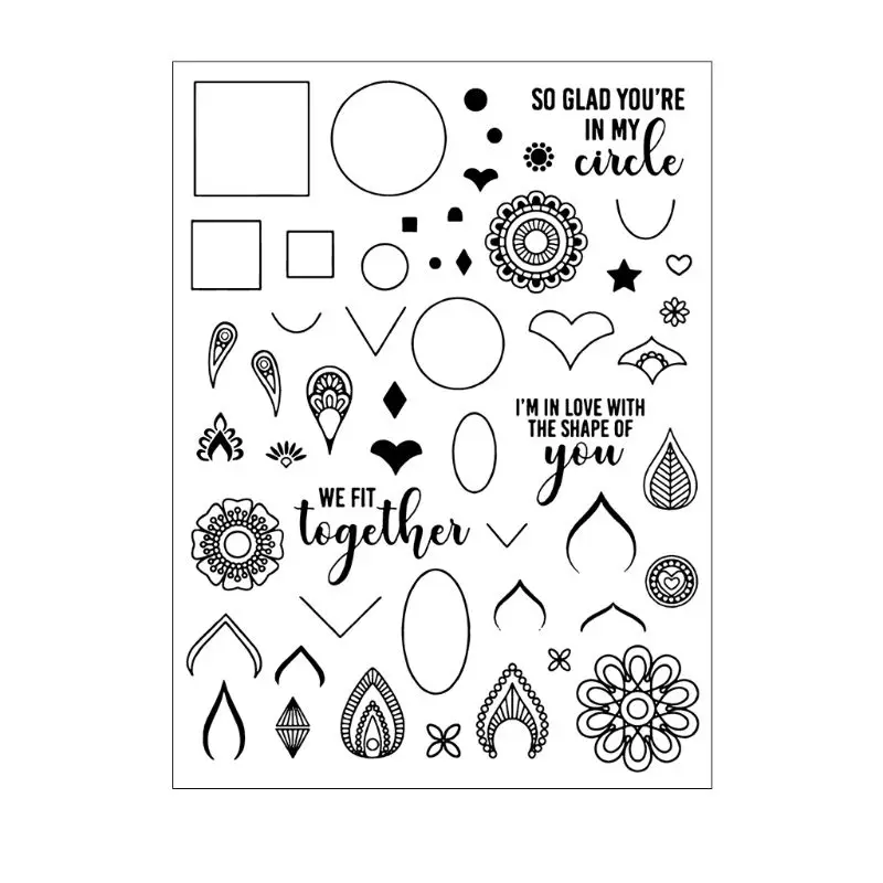 

1pcs Background DIY Silicone Clear Stamp Cling Seal Scrapbook Embossing Album Decoration Art Crafts