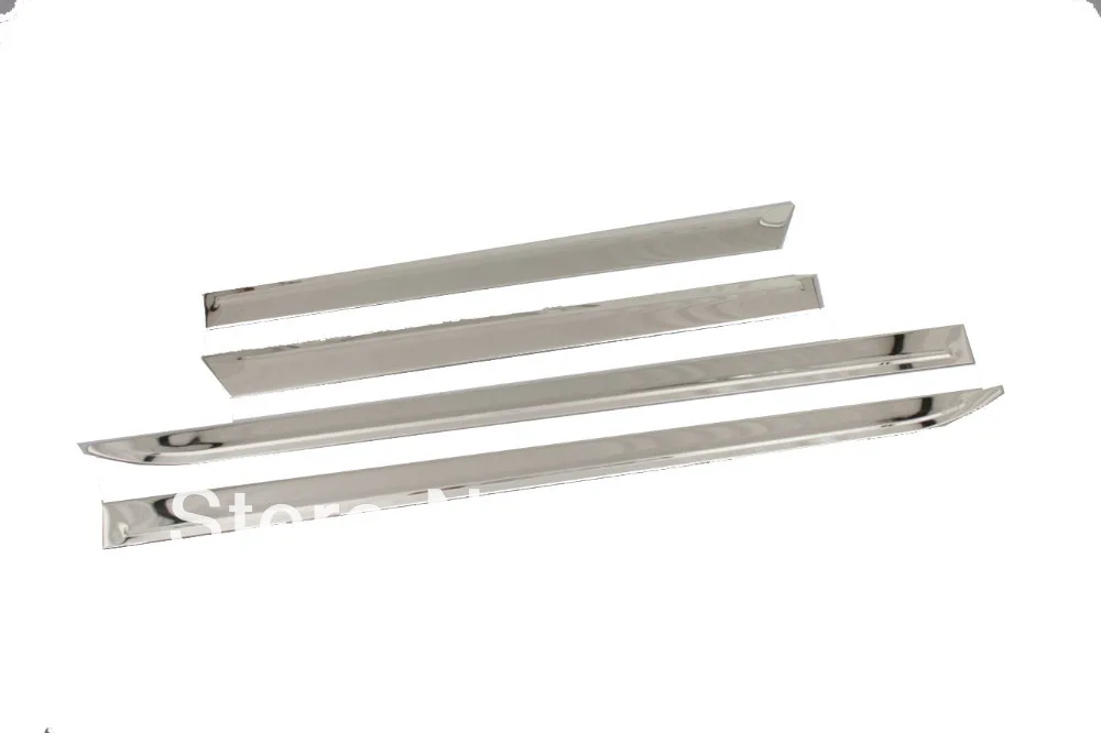 High Quality Chrome Side Door Molding Trim Set Stainless Steel for Cadillac SRX free shippingin