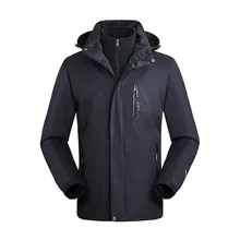 Мужская лыжная куртка и женский лыжный костюм теплый лыжный Сноубординг зимний с капюшоном ветрозащитный размер спортивная одежда