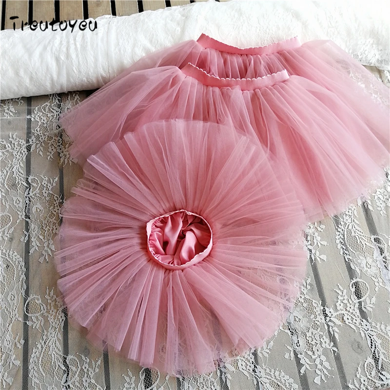 Юбка-пачка для маленьких девочек, пышные Детские балетные юбки, вечерние фатиновая мини-юбка принцессы для танцев, балетная юбка, 100%