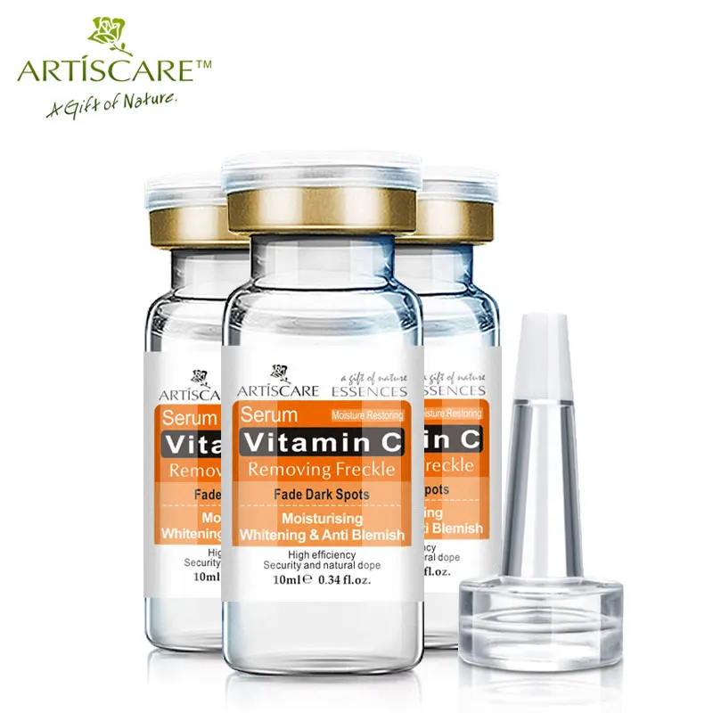 ARTISCARE vitamin c serum for face anti acne scar removal vc essence better than bioaqua hyaluronic acid whitening facial care