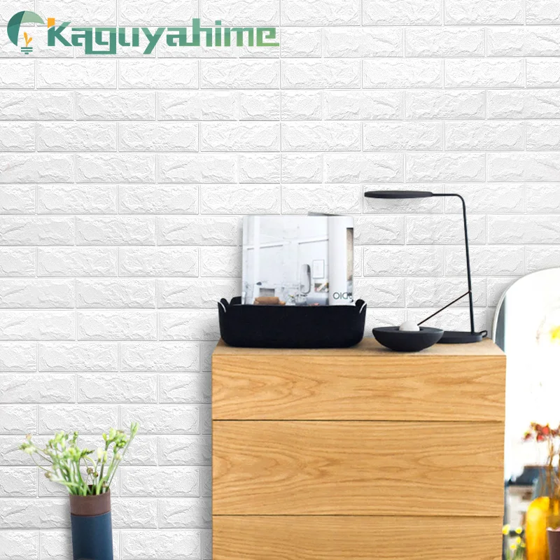 Kaguyahime 3D Обои DIY Наклейка под мрамор Водонепроницаемая наклейка s обои для стен