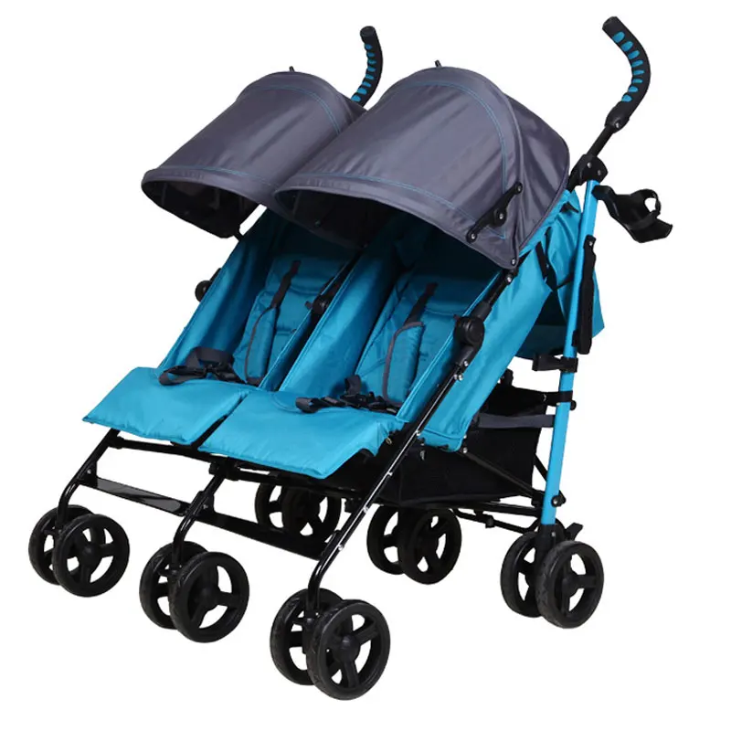 

Double Baby Stroller for Twins Lightweight Portable Folding Baby Stroller 2 In 1 Multi-function Kinderwagen Double Stroller 0~3Y