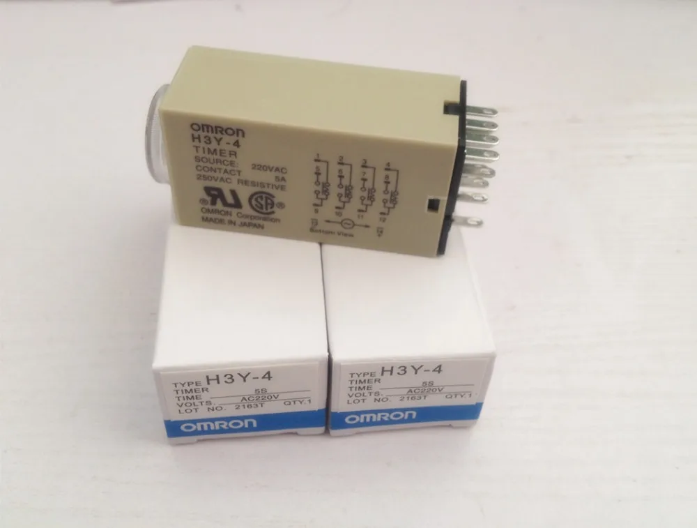 

H3Y-4 H3Y 250V 5A 5sec 5s AC220V Timer relay