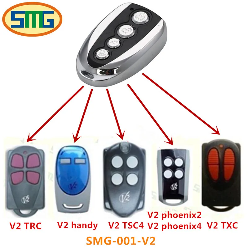 1X Совместимость V2 пульт дистанционного управления Копирование вблизи оригинала дубликат Для Гаражные ворота