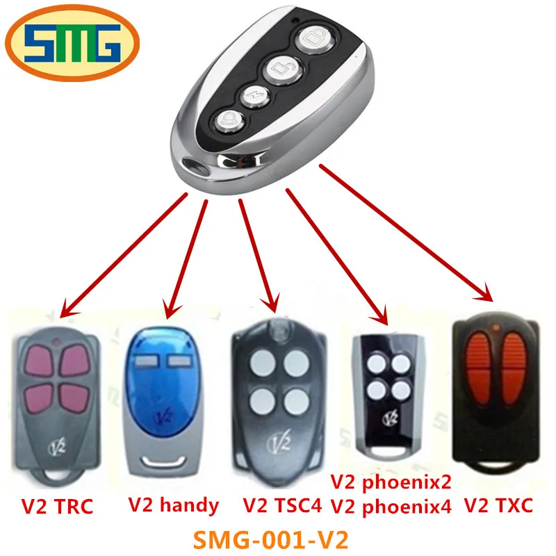 1X compatible V2 remote control face to face copy duplicate for garage gate door free shipping 1X compatible V2 remote control face to face copy duplicate for garage gate door free shipping