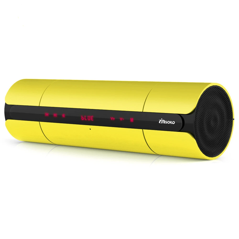 Bluetooth-динамик Zinsoko KR-8800 - Цвет: Yellow