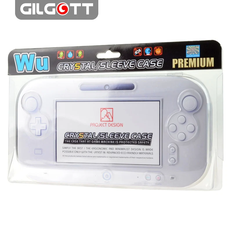 

Transparent Crystal Protective Case Shell Cover for Nintendo Wii U GamePad