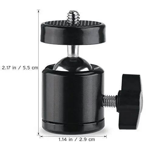 

Mini Ball Head Tripod Head of 360 Swivel DSLR DV Camera Mini Tripod Dsr Ballhead 1/4"Screw Mount Stand DSLR Mini Tripod