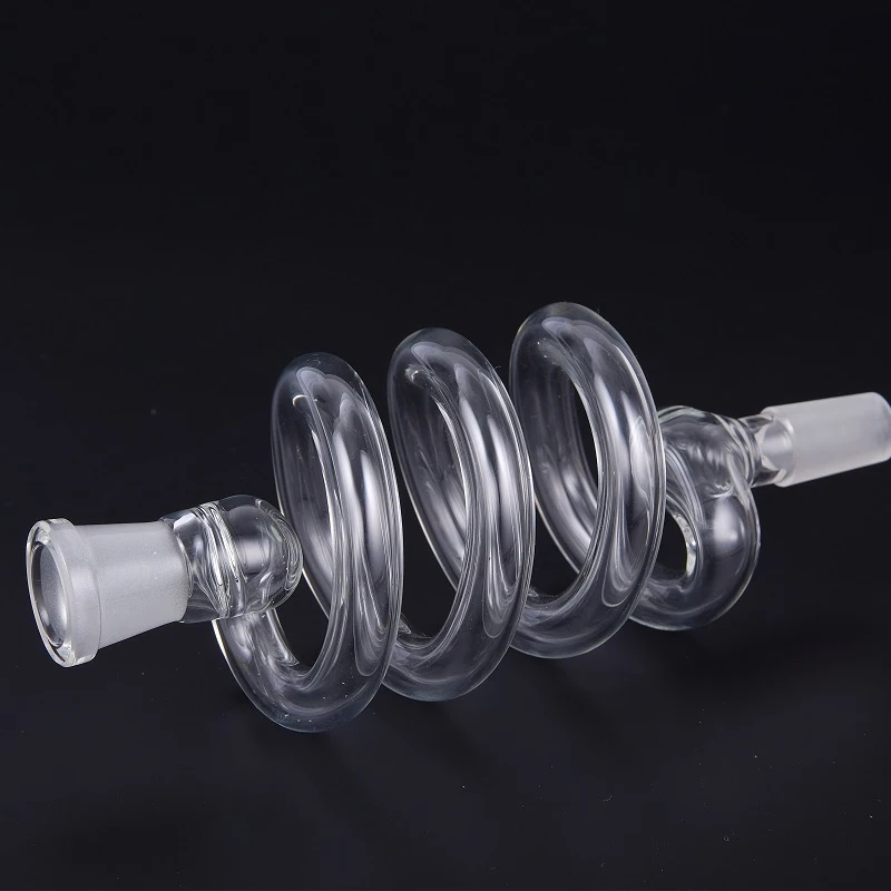 1 шт. 14 мм dia led спиральное стекло chicha twirl part shisha подключение к кальяну стеклянная
