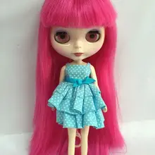 Ню Блит куклы, розы красные волосы, завод куклы, кукла подходит для DIY Изменить BJD игрушка для Обувь для девочек