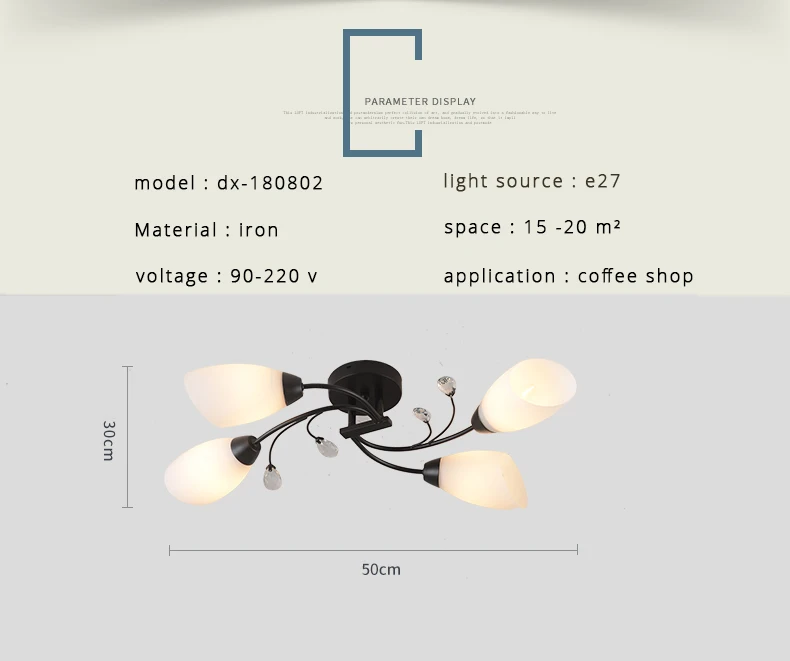 DX Rotate Flowe rLed Chandelier (6)